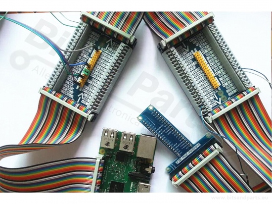 Expansion / GPIO board Raspberry Pi 2/3 - cascading 40 pins